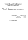 Đề tài: Tìm hiểu về Agile project managemen