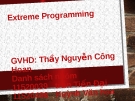 Bài thuyết trình: Extreme Programming