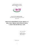 Tiểu luận nuôi trồng thủy sản: Khảo sát tình hình sử dụng thuốc và hóa chất trong nuôi tôm sú thâm canh ở thành phố Bạc Liêu