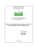 Luận văn nuôi trồng thủy sản: Ương cá rô phi đỏ (oreochromis spp) với các mật độ khác nhau ở trong giai