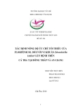 Luận văn nuôi trồng thủy sản: Xác định nồng độ ức chế tối thiểu của florfenicol đối với vi khuẩn edwardsiella ictaluri gây bệnh trên cá tra tại Đồng Tháp và An Giang