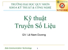 Kỹ thuật truyền số liệu - Lê Nam Dương