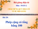 Bài giảng Phép cộng có tổng bằng 100 - Toán 2 - GV.Lê Văn Hải