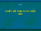 Bài giảng công trình và thiết bị nuôi trồng thủy sản - Bài 3