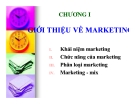 Bài giảng Marketing căn bản - Chương 1 Giới thiệu về marketing