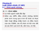 Bài giảng Luật hành chính  ( 2 tiết)