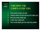 Bài giảng Marketing căn bản - Chương 7 Chiến lược giá