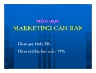 Bài giảng Giới thiệu Marketing căn bản