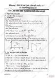 Giải bài tập giải tích 12 cơ bản - Chương 1 - Ứng dụng đạo hàm để khảo sát hàm số