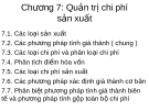 Bài  giảng Nguyên lý quản trị kinh doanh (GV. Nguyễn Hải Sản) - Chương 7: Quản trị chi phí sản xuất