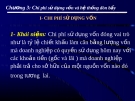 Bài giảng Quản trị tài chính doanh nghiệp ( Th.s Đinh Xuân Dũng) - Chương 3: Chi phí sử dụng vốn và hệ thống đòn bẩy