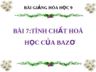 Bài giảng Tính chất hóa học của bazơ - Hóa 9 - GV.N Phương