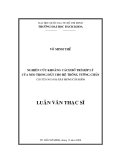 Luận văn thạc sĩ: Nghiên cứu khoảng cách bố trí hợp lý của neo trong đất cho hệ thống tường chắn