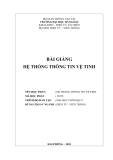 Bài giảng Hệ thống thông tin vệ tinh - ĐH Hàng Hải