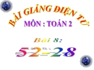 Bài giảng 52-28 - Toán 2 - GV.Lê Văn Hải