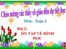 Bài giảng Ôn tập về hình học - Toán 2 - GV.Lê Văn Hải