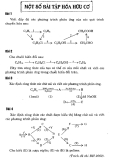 Một số bài tập Hóa hữu cơ