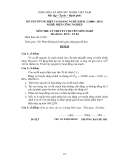Đề thi tốt nghiệp và đáp án CĐ nghề khoá 2 môn Điện công nghiệp (2008-2011) - Mã: ĐCN - LT 04 - Phần lý thuyết