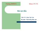 Bài giảng Nuôi trồng thủy sản - Ths. Kim Văn Vạn