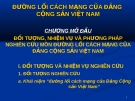 Bài giảng môn học Đường lối cách mạng Đảng Cộng sản Việt Nam