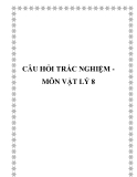 Bộ câu hỏi ôn thi trắc nghiệm môn Lý lớp 8: Chuyển động