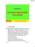 Bài giảng Nghiệp vụ ngân hàng: Chương 7 - Ths.Nguyễn Lê Hồng Vy