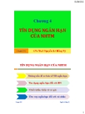 Bài giảng Nghiệp vụ ngân hàng: Chương 4 - Ths.Nguyễn Lê Hồng Vy