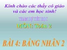 Bài giảng Bảng nhân 2 - Toán 2 - GV.Lê Văn Hải