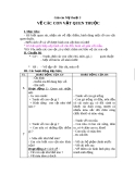 Giáo án bài Vẽ theo mẫu: Vẽ con vật nuôi quen thuộc - Mỹ thuật 3 - GV.Bùi Vũ Cầu