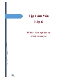 Tập Làm Văn Lớp 6: Cảm nghĩ của em về loài cây em yêu