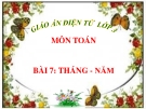 Bài giảng Tháng, Năm - Toán 3 - GV.Ng.P.Hùng