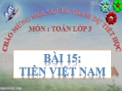 Bài giảng Tiền Việt Nam - Toán 3 - GV.Ng.P.Hùng