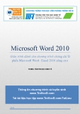 Microsoft Word 2010 chứng chỉ B