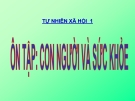 Bài 10: Ôn tập con người và sức khỏe - Bài giảng điện tử Tự nhiên xã hội 1 - L.K.Chi