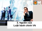 Bài giảng Luật hành chính (TS. Nguyễn Lệ Nhung) - Bài 3