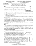 Đề thi học sinh giỏi lớp 12 môn Lý cấp tỉnh - Sở GD&ĐT Thái Nguyên