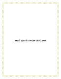 Quyết định số 1180/QĐ-UBND 2013