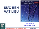 Bài giảng Sức bền vật liệu: Chương 6 - GV Trần Minh Tú