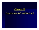 Bài giảng Nguyên lý thống kê kinh tế: Chương 3 -  ĐH Kinh tế Quốc Dân