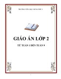 Giáo án lớp 2 - Tuần 1 đến tuần 9