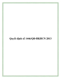 Quyết định số 1446/QĐ-BKHCN 2013