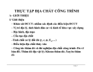 Thực tập địa chất công trình