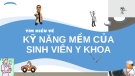 Tiểu luận: Kỹ năng mềm của sinh viên y khoa