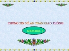 Bài 19: Phòng tránh tai nạn giao thông đường bộ - Bài giảng điện tử Khoa học 5 - L.K.Chi