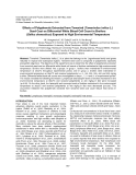 Báo cáo: Effects of Polyphenols Extracted from Tamarind (Tamarindus indica L.) Seed Coat on Differential White Blood Cell Count in Broilers (Gallus domesticus) Exposed to High Environmental Temperature