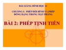 Bài giảng Phép tịnh tiến - Hình học 11 - GV. Trần Thiên