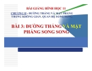 Bài giảng Đường thẳng và mặt phẳng song song - Hình học 11 - GV. Trần Thiên