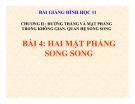 Bài giảng Hai mặt phẳng song song - Hình học 11 - GV. Trần Thiên