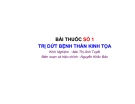 Bài thuốc số 1 trị dứt bệnh thần kinh tọa