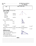 15 Đề kiểm tra 1 tiết Toán lớp 9 - Hình học